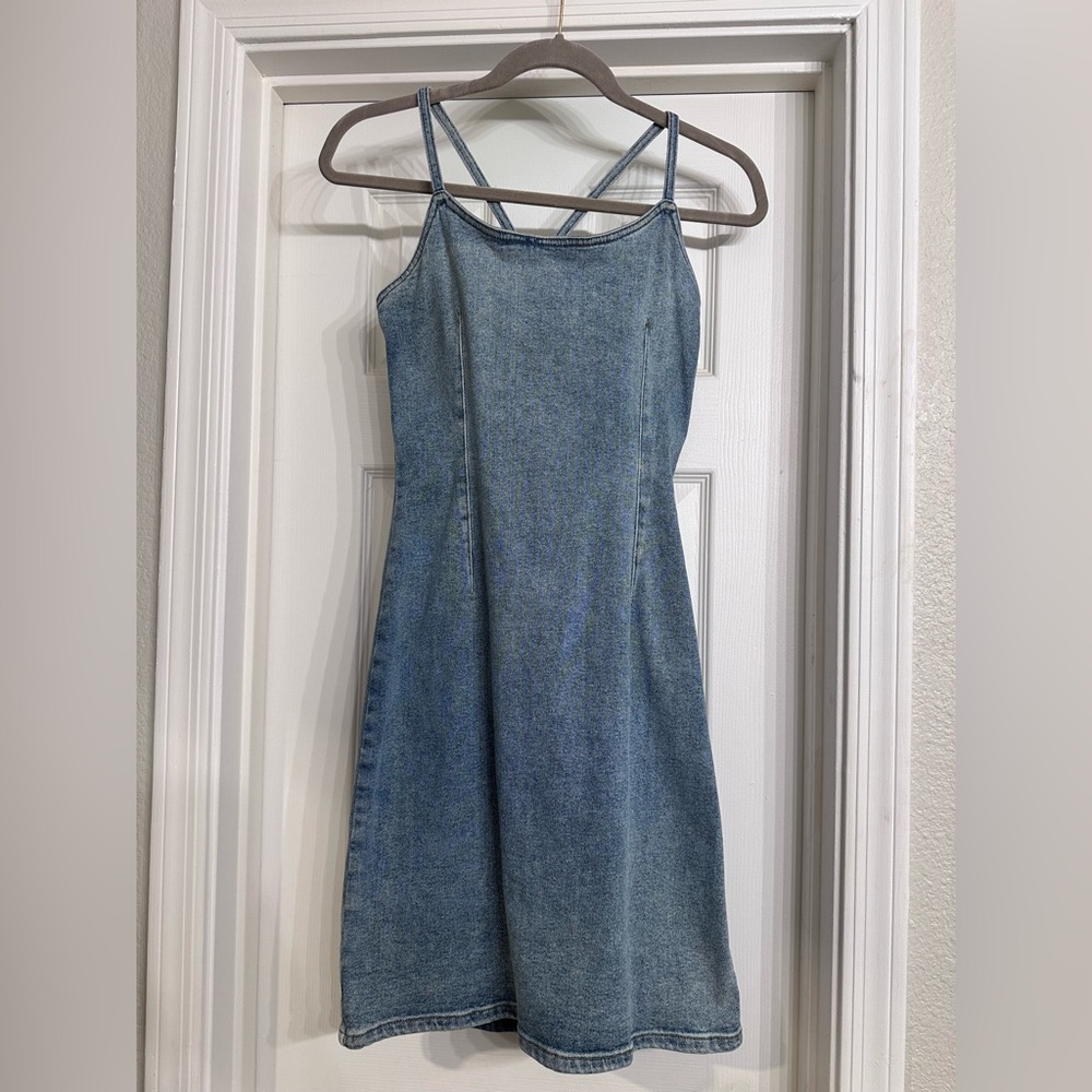 Calvin Klein Blue Denim Dress